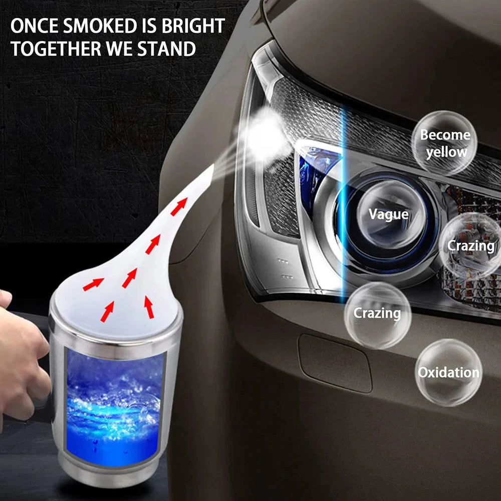Car Headlight Polishing Liquid Polymer Car Headlamp Renovation Restoration Cleaning Agent 50ML/100ML/150G Auto Repair Products Oasis Select