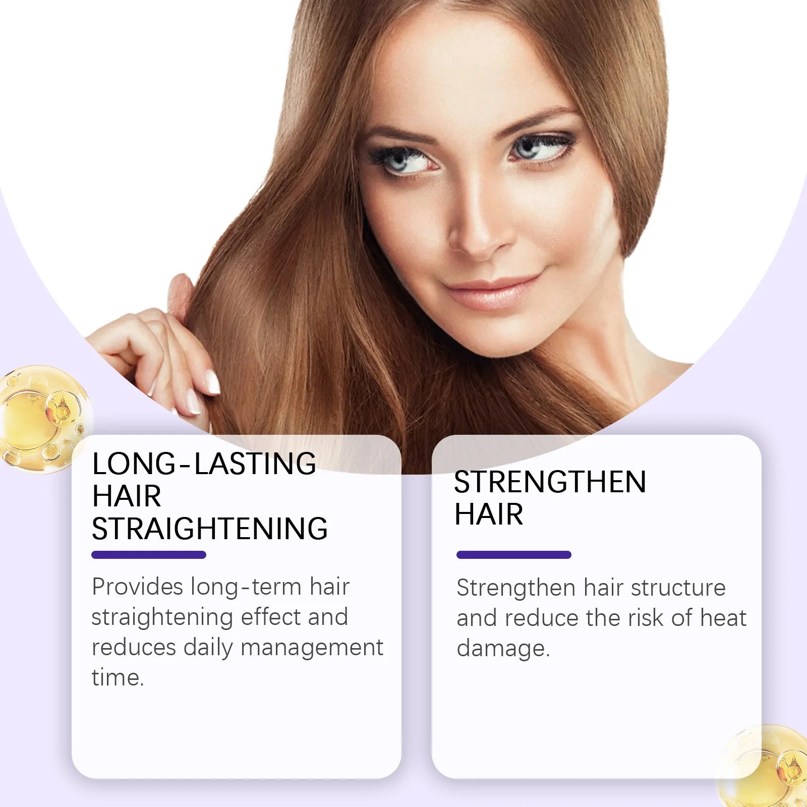 PH-Balancing Hair Protein Straightening Cream Strengthens Hair Structure Reduces Heat Damage Risk Protein Smoothing Cream Oasis Select