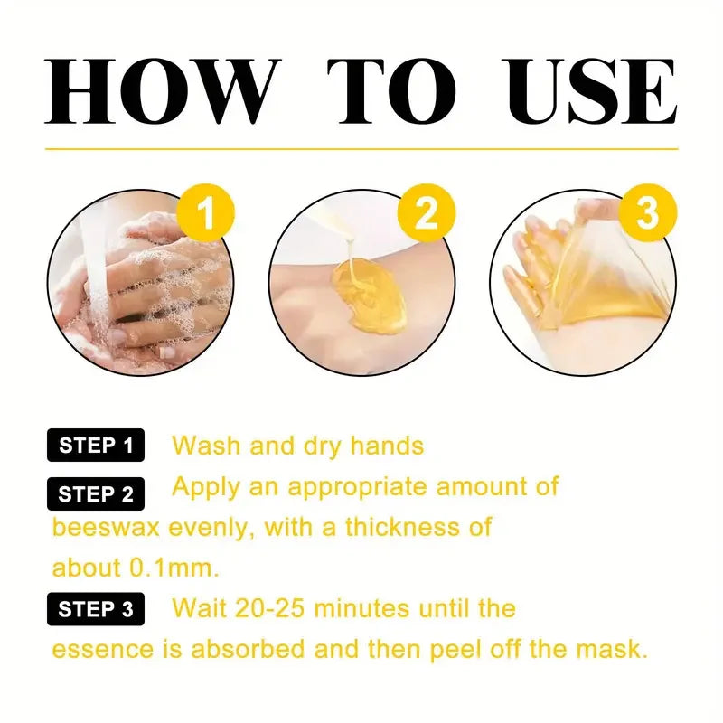 Honey Bee Venom Hand Wax Mask – Moisturizing & Exfoliating 60g Hand Wax Mask Oasis Select