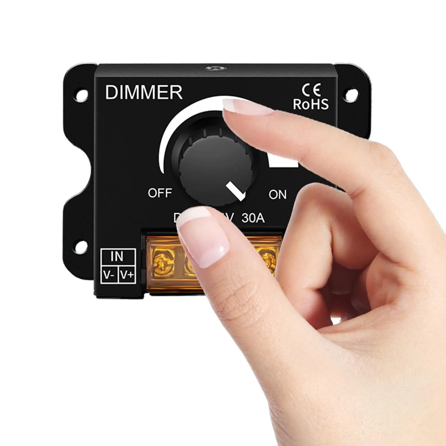LED Dimmer 12V 24V For LED Strip 12V-24V 30A LED Light Regulator Adjustable Controller For SMD 2835 5050 LED Light Strip Oasis Select
