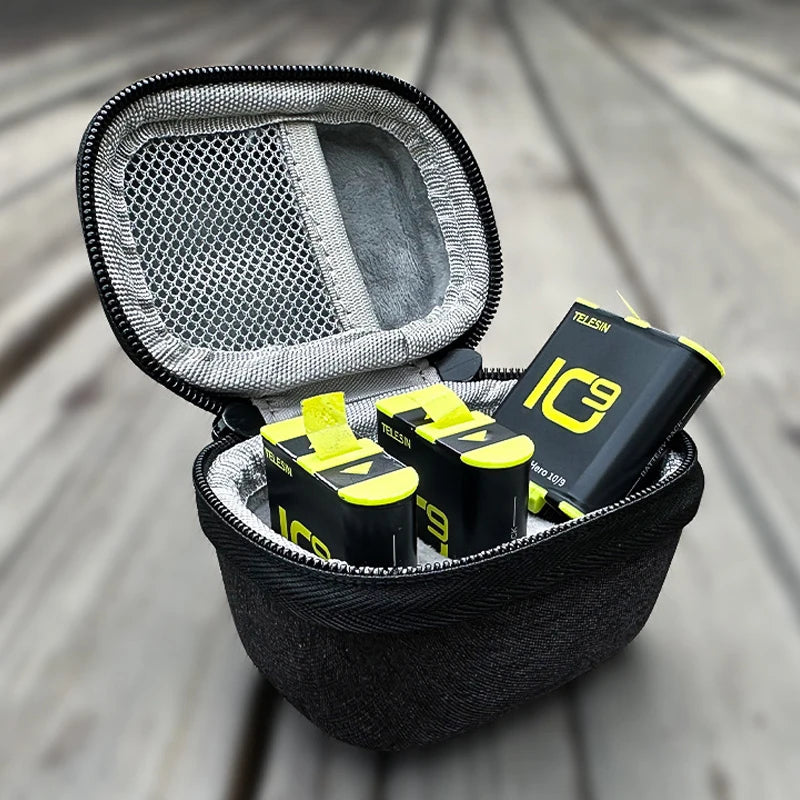 Portable Sport Camera Battery Bag Protective Case Storage Carry Pouch Protector For OSMO Action For Insta360 Oasis Select
