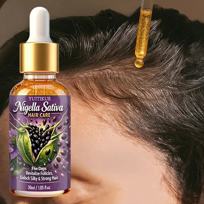 YUITIKUE Nigella Sativa Hair Oil – Nourish Scalp & Strengthen