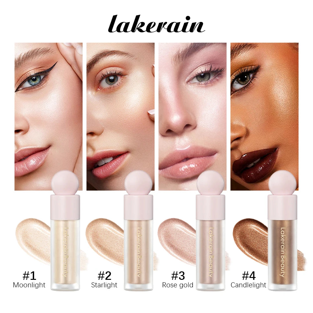 Liquid Face Highlighter Bronzer – 4 Shades | Shimmer Glow