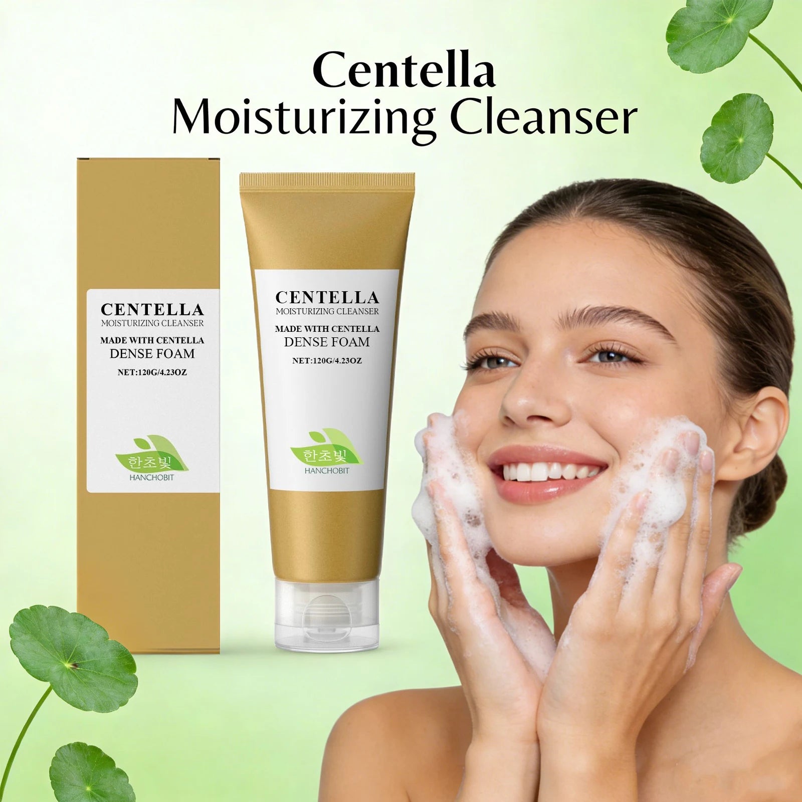 Centella Asiatica Face Wash – Oil Control, Acne & Blackhead Facial Cleanser Oasis Select