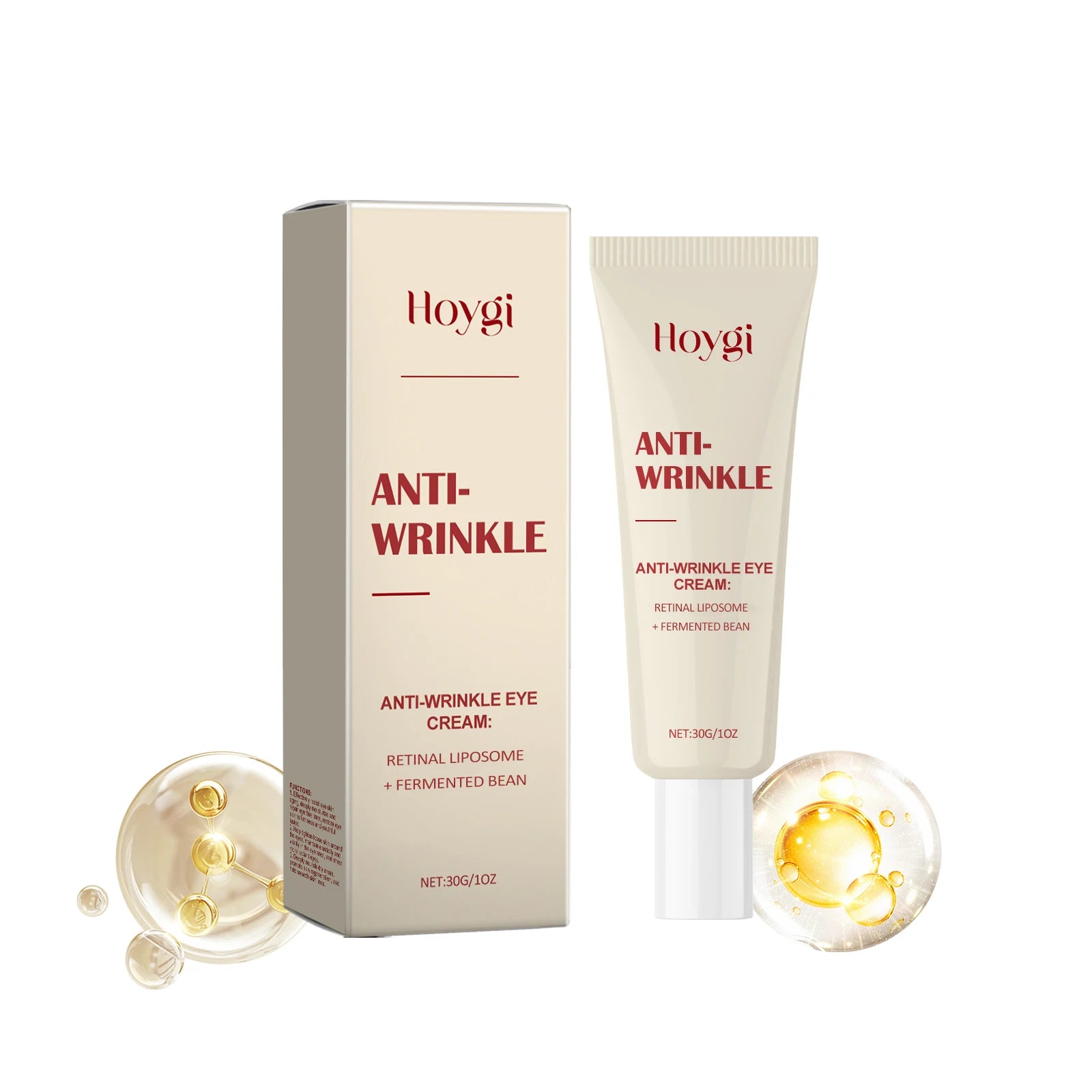 Retinol Eye Cream 4% Anti Aging Eye Treatment Dark Circles, Wrinkles, Puffiness Firming & Lifting Eye Cream For Women Oasis Select 30g boxed
