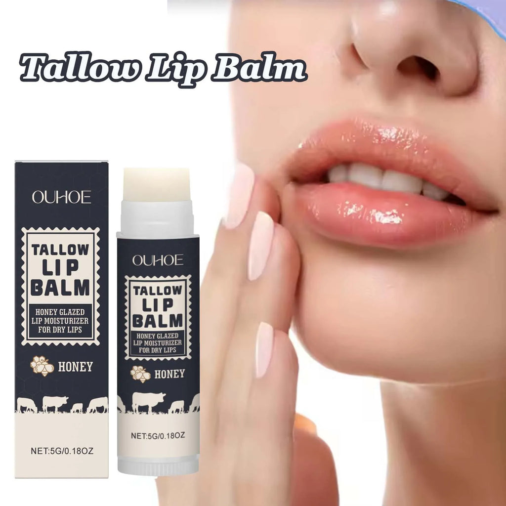 Tallow Lip Balm – Nourishing, Hydrating & Line-Fading Nourishing Lip Balm Oasis Select