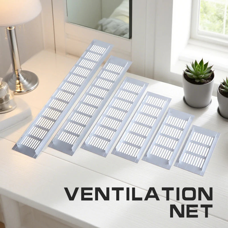 Vents Perforated Sheet Aluminum Alloy Air Vent Grille White Wall Ducting Ventilation Cover Web Plate Ventilation Grill Oasis Select