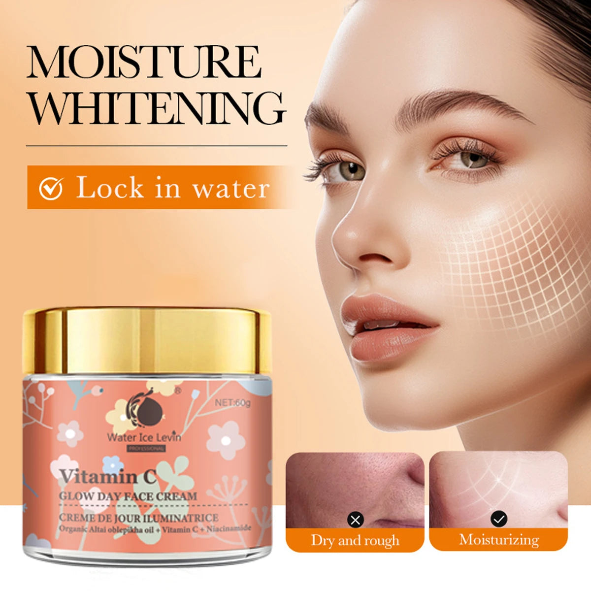 Natural Moisturizing Face Cream – Vitamin E, Hyaluronic Acid Face Moisturizer Cream Oasis Select