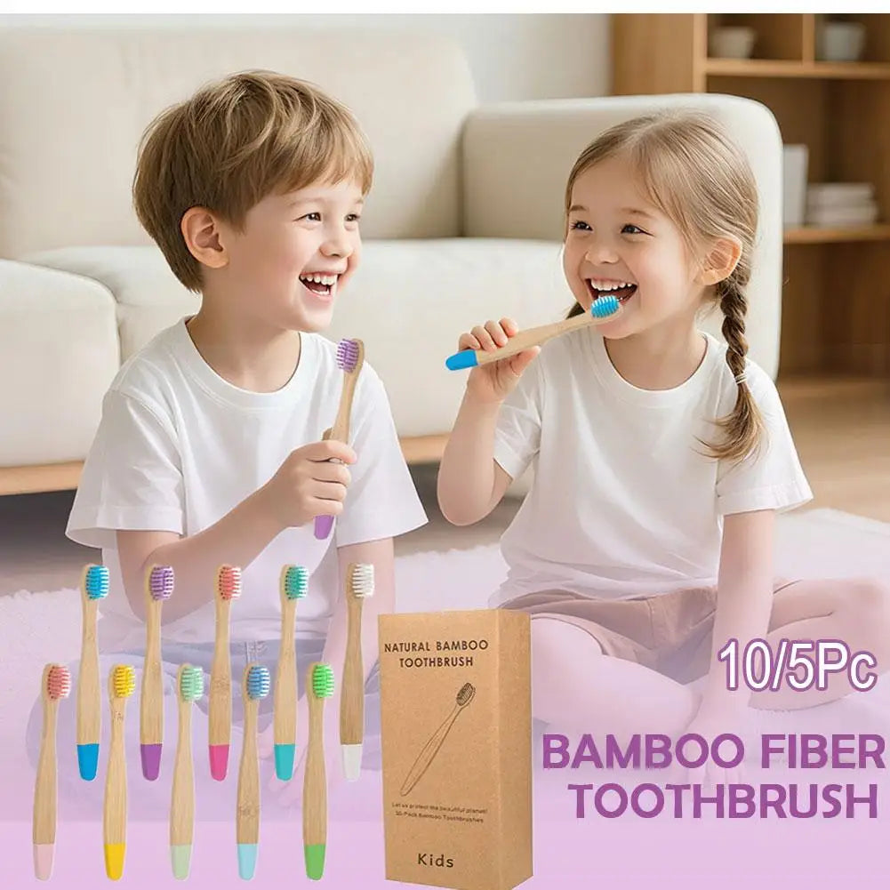 Kids Bamboo Toothbrush – Soft, Eco-Friendly & BPA-Free Kids Bamboo Toothbrush Oasis Select