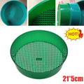 Plastic Garden Sieve Home Garden Tool Fine Mesh Soil Sieve Mining Sand Sifter Potting Sieve for Plant Soil Stone Sifting Oasis Select Green