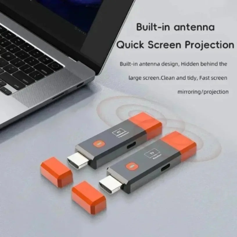 1080P 50M 5.8G HDMI-Compatible Transmitter Receiver Wireless Audio Video Extender Camera Laptop PC to TV Monitor Projector Oasis Select