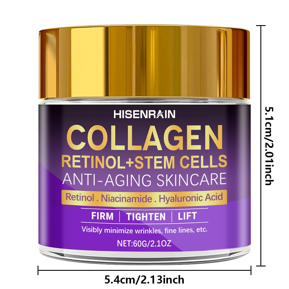 HISENRAIN Collagen & Retinol Face Cream – Firming Moisturizer