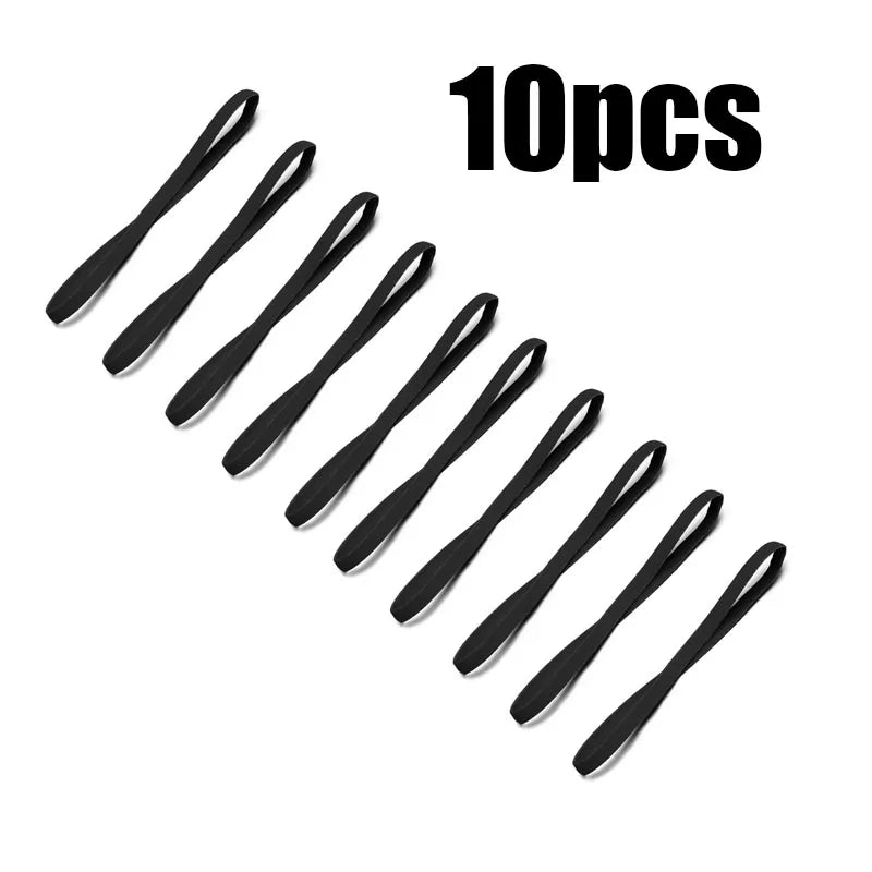 5/10pcs Elastic Absorbent Sweat Bands Yoga Running Fitness Headband Thin Sports Women Men Hair Bands Anti-Slip Hair Accessories Oasis Select 10pcs black