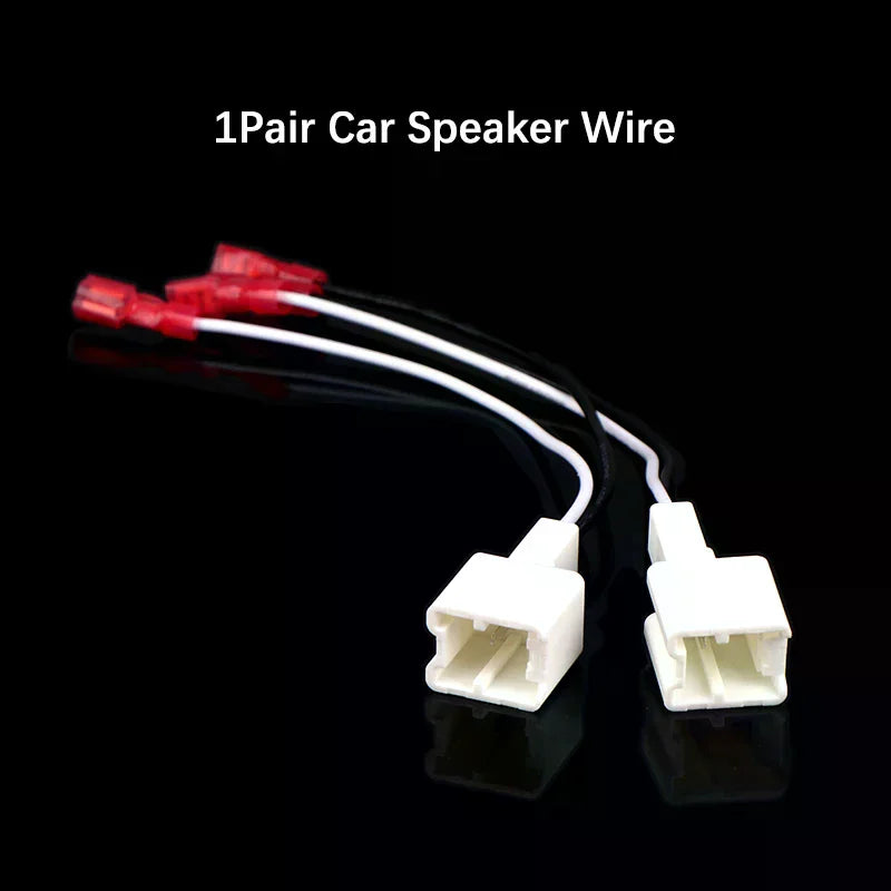 1Pair Car Tweeter Dash Front Speaker Wire Harness Adapter Cable Connector Wiring Cable For Nissan Renault Series Speaker Oasis Select