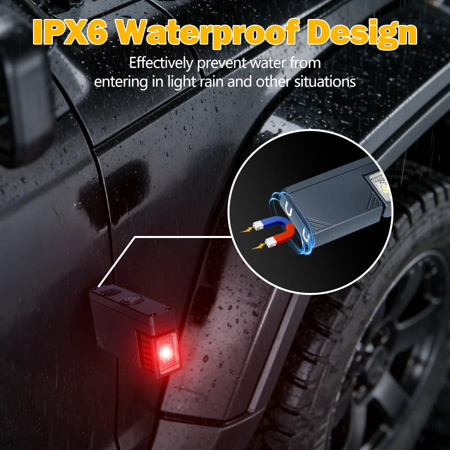 Powerful Mini COB LED Keychain Flashlight USB C Rechargeable Hanging Work Light Waterproof Keyring Camping Walking Pocket Lamp Oasis Select
