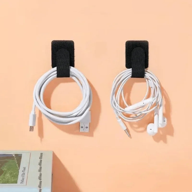 Wire Organizer Reusable Cable Ties Fastening Cord Rope Holder Desk Management Self Adhesive Adjustable Cord Organizer Straps Oasis Select