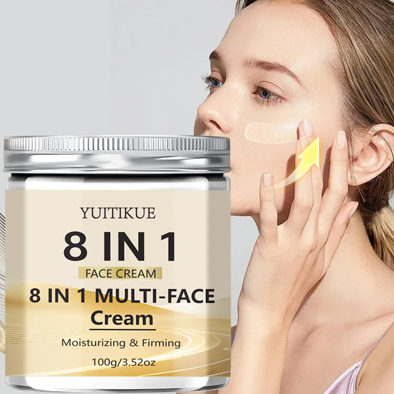 8-in-1 Face Cream – Retinol, Collagen & Hyaluronic Acid 100g