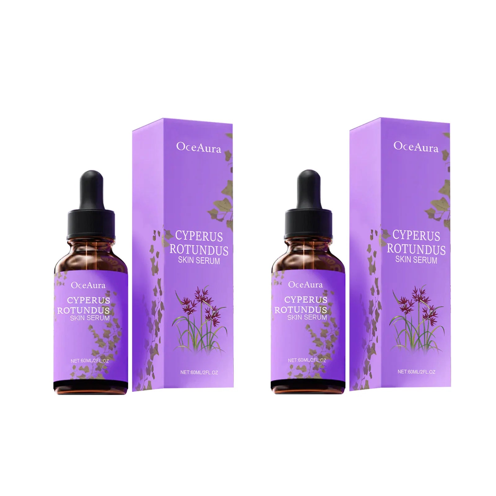 60/120/180ml Cyperus Rotundus Skin Serum Post Hair Removal Care Serum Soothing Nourishing Skin Gentle Face Body Skin Care Oasis Select 120ml