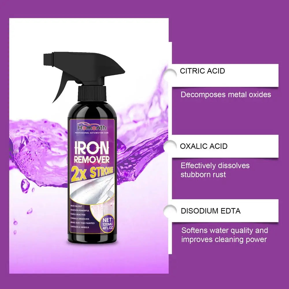 Car Metal Rust Remover Rust Inhibitor Derusting Spray Multipurpose Home Car Hub Anti-Rust Iron Power Cleaning Car Maintenance Oasis Select