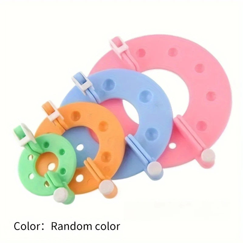 4-piece/set DIY Craft Equipment Manufacturer Weaving Tools 4-size Plush Ball Weaving Machine Plush Ball Knitting Kit Oasis Select Style 1
