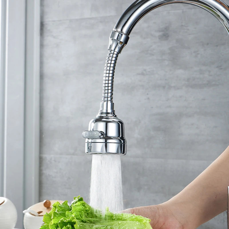 360° Swivel Faucet Aerator – Water-Saving Kitchen Sprayer Nozzle