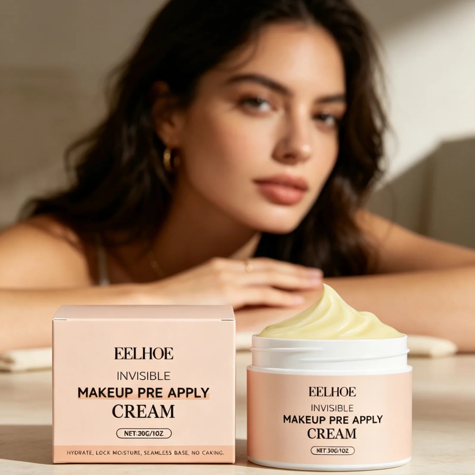 EELHOE Primer Cream – Pore Minimizer, Oil Control & Moisturizing Makeup Primer Cream Oasis Select