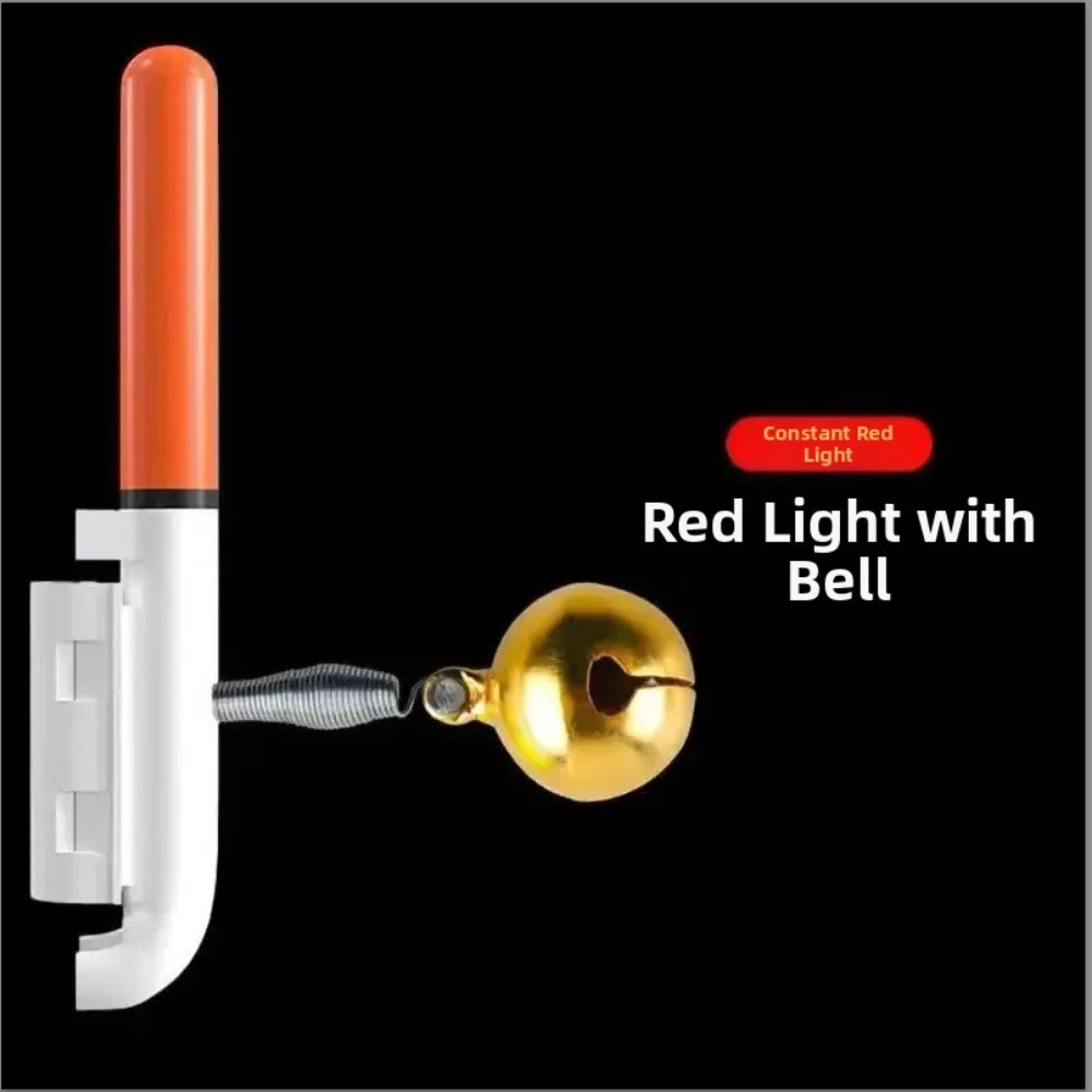 Fishing Bite Alarm with Electronic Sensor and LED Light Bell Indicator for Rods Designed for Outdoor Use and Night Fishing Oasis Select B