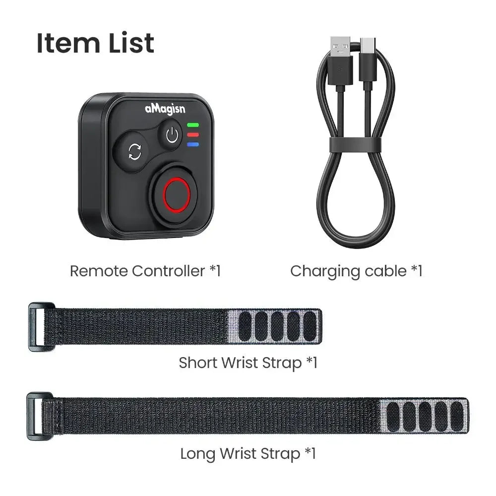 Bluetooth Remote Control for Insta360 X5/X4/Ace Pro 2/GO3S