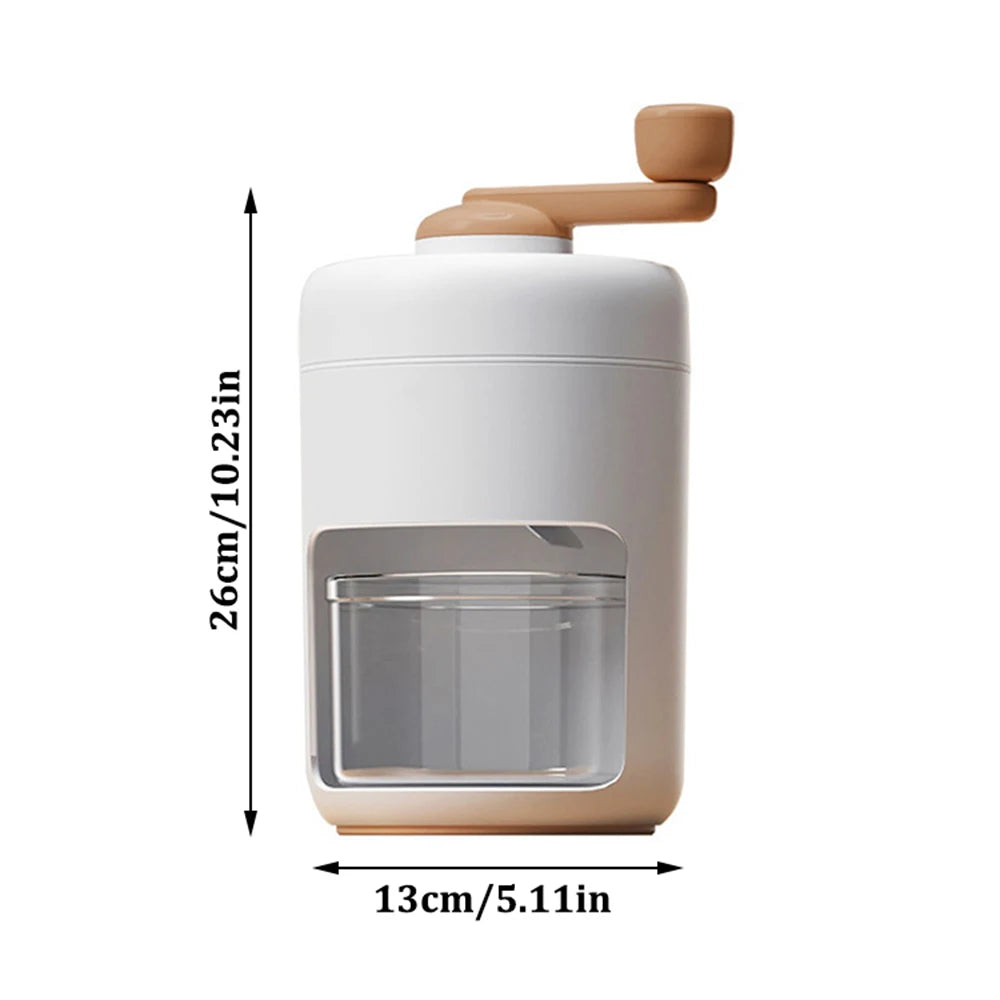 Hand Crank Shaved Ice Maker – Snow Cone & Slushy Machine