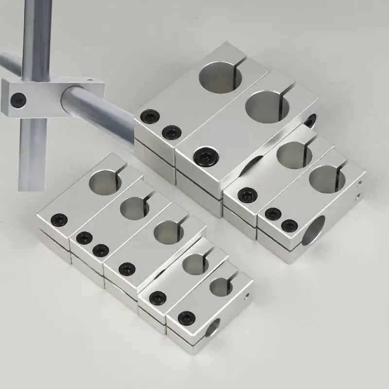 Aluminum Tube Clamp Cross Connector | DIY Shaft Pillar Fixation