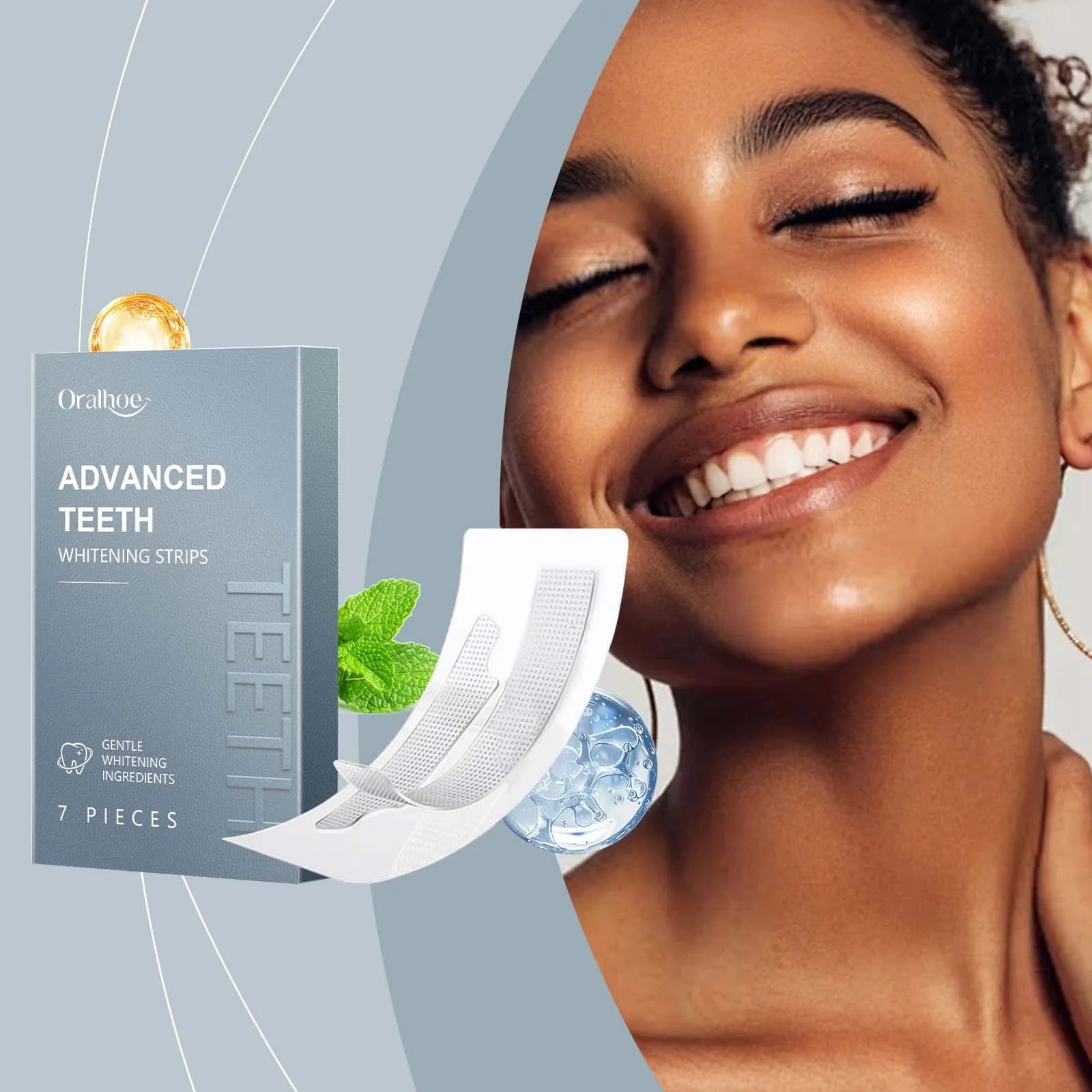 Teeth Whitening Strips - Gentle Oral Care For Shining Teeth, Enamel Protection & Long-Lasting Fresh Breath Maintenance Oasis Select