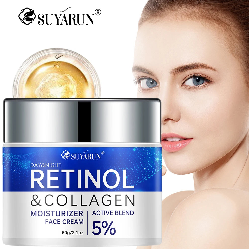 SUYARUN Retinol & Collagen Face Cream – Firming Moisturizer Anti-Aging Face Cream Oasis Select