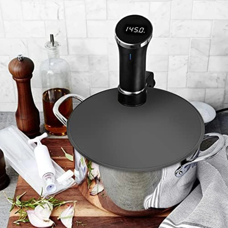 Sous Vide Lid Low Temperature Lid For Precision Cooking Fit For Anova Culinary Sous Vide Precision Cooker And Up To Pot Grey Oasis Select