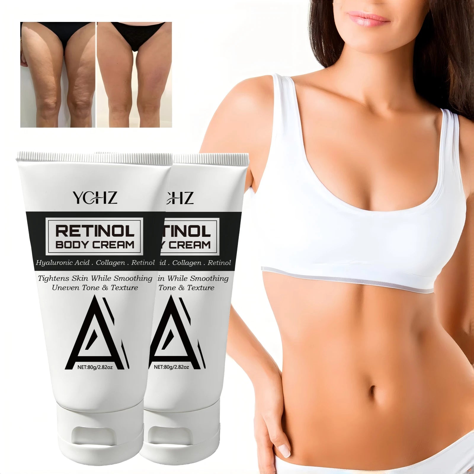 YCHZ Retinol Firming Cream – Anti-Wrinkle Face & Body 80g
