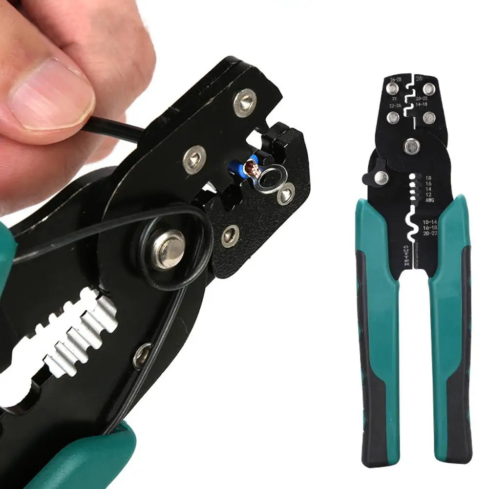 3-in-1 Wire Crimping Pliers – Stripper, Cutter & Crimper