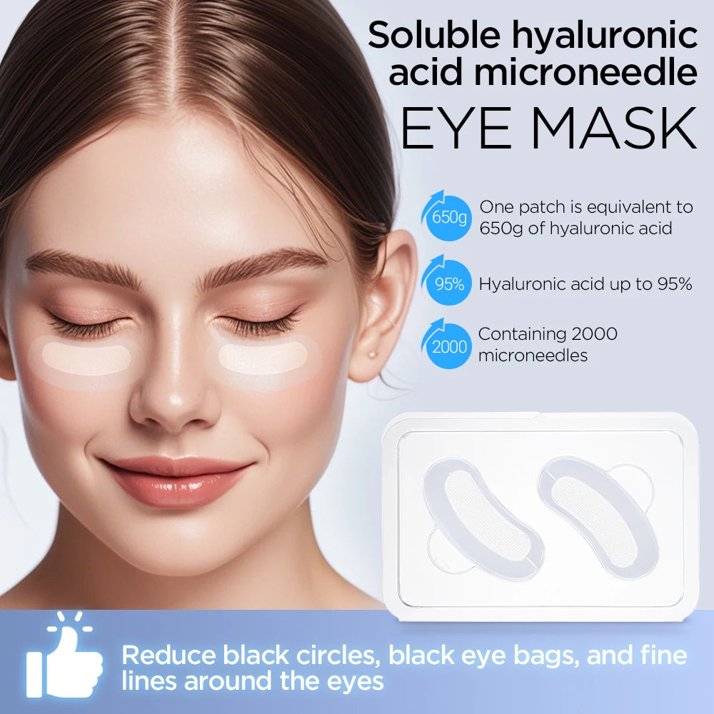 Ms.Dear Microneedle Eye Patches – Hyaluronic Acid & Collagen