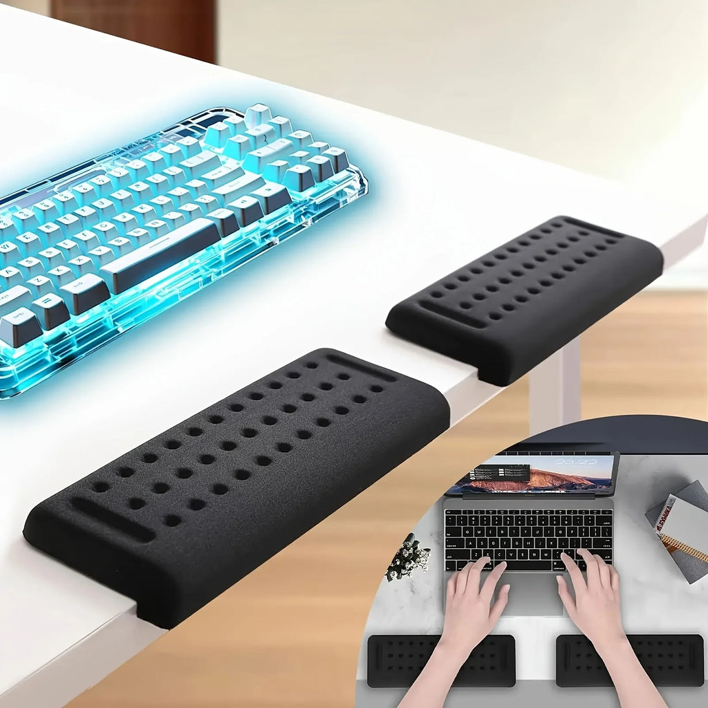 33.81 oz-Shaped Desk Pad with Non-Slip Foam Base And Ergonomic Wrist/Forearm Support - Comfortable Wrist Rest for Computer Work Oasis Select