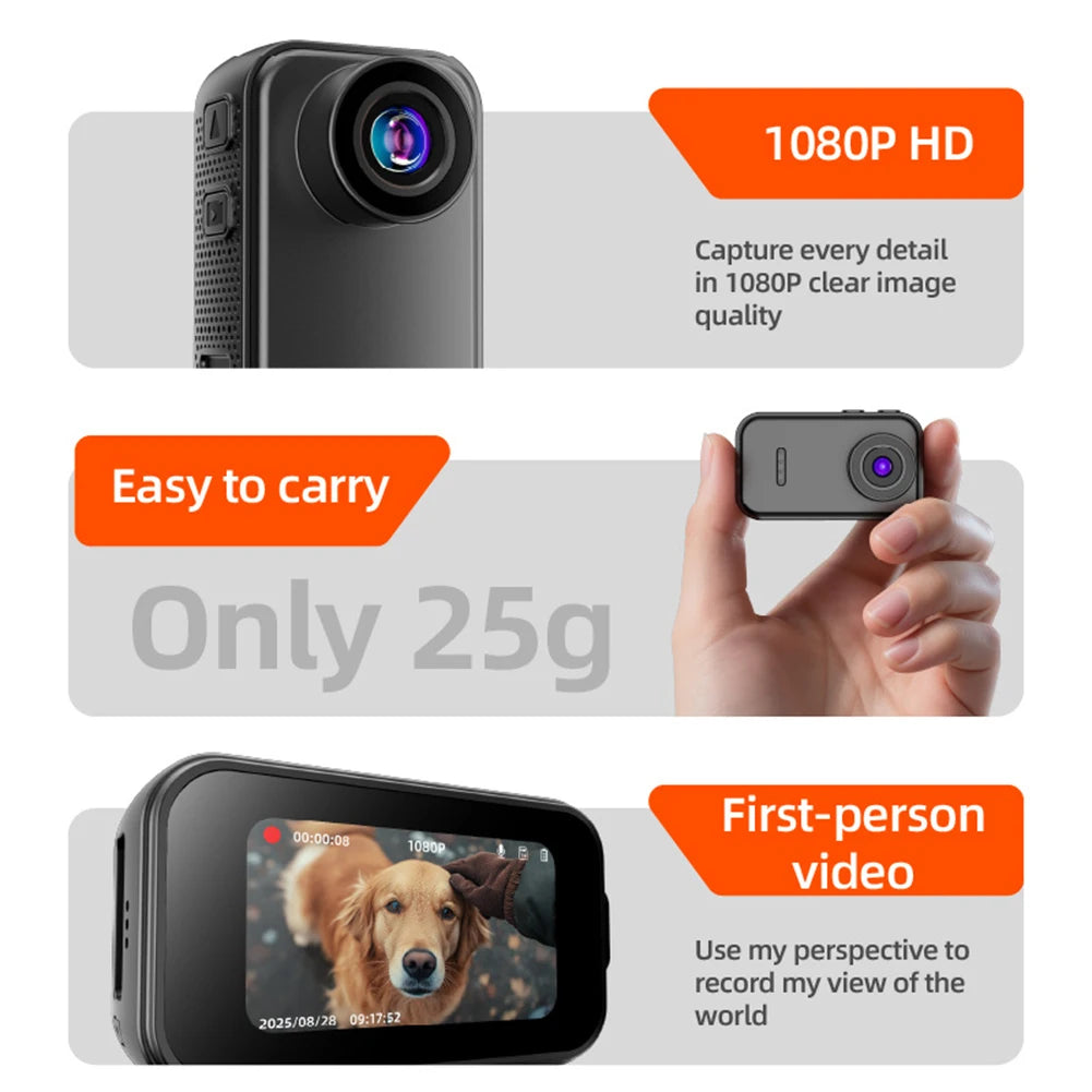 Centechia Thumb Mini Action Camera 1080P HD Sports DV