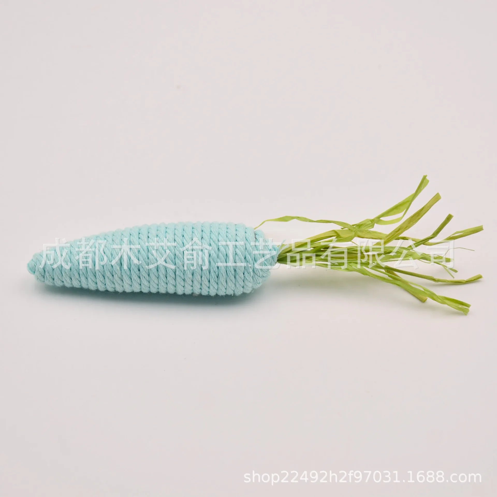 Easter Carrot Tray Decoration Twine Decoration Scene Layout Oasis Select Light blue 15cm