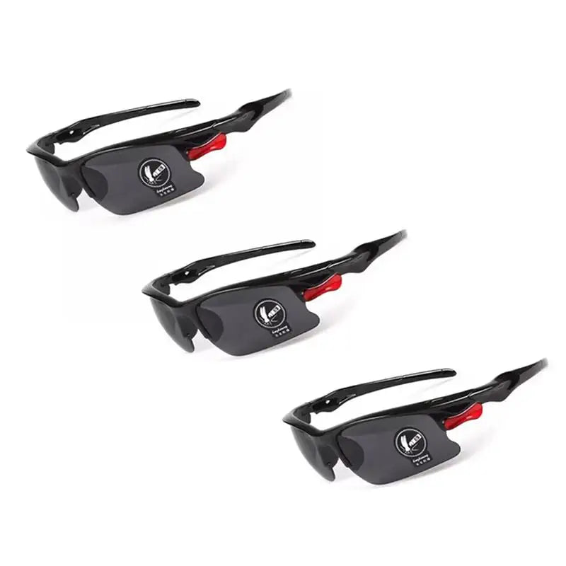 1/2/3/4/5pcs Professional Driving Glasses Polarized Yellow Car Goggles Driving Sunglasses Anti-Glare Vintage Glasses Accessories Oasis Select 3pcs Black