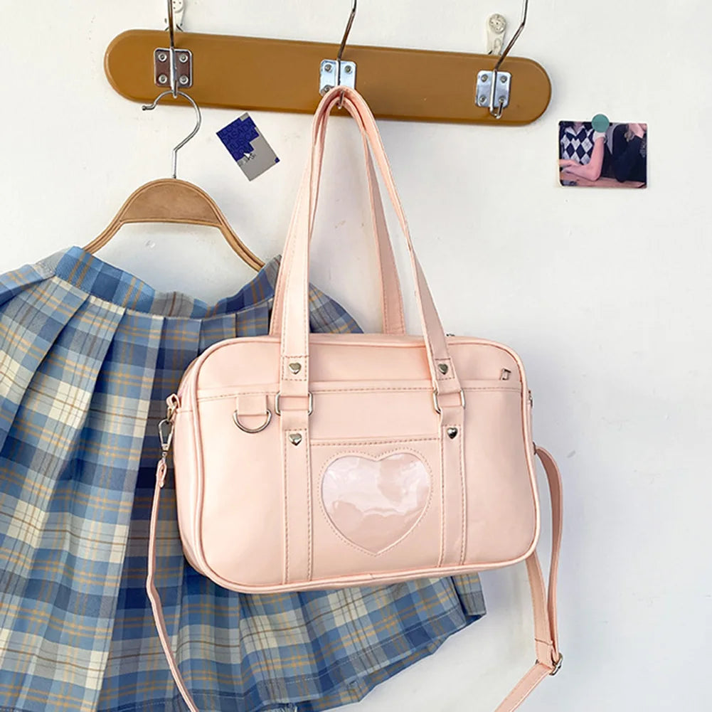 Heart Cross-Body Bag for Teens | Large Tote – PEAKINBAGS