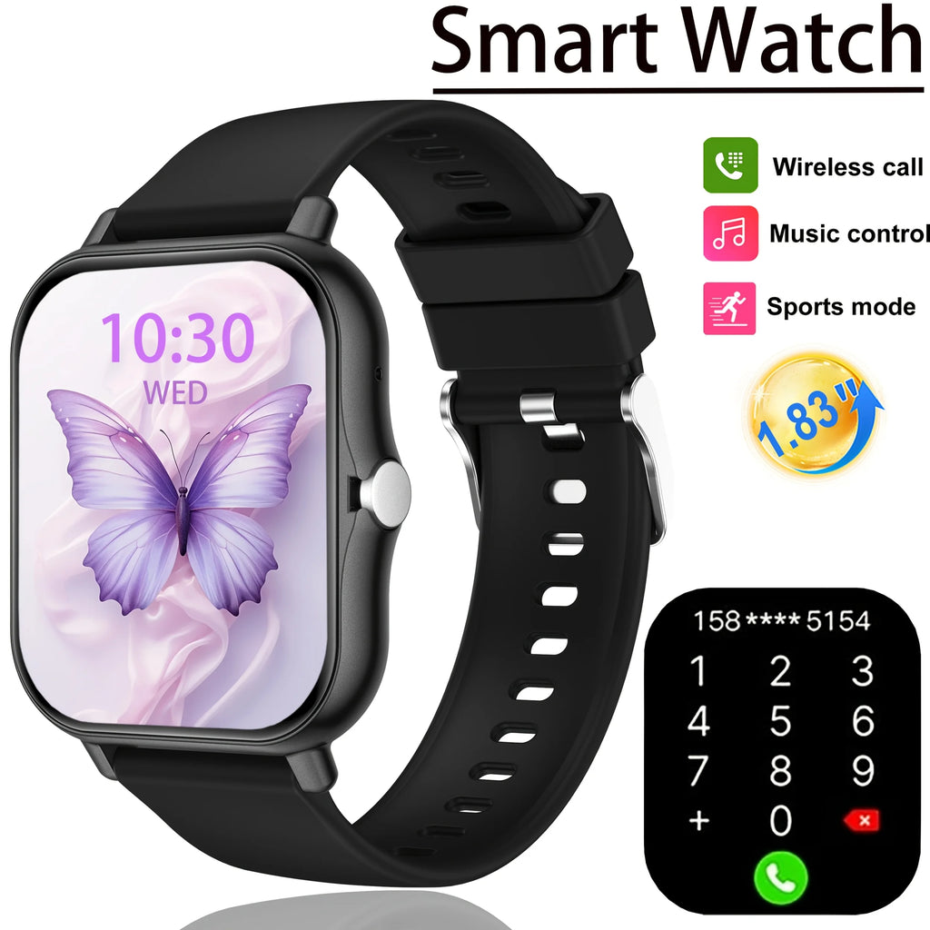 ERUN 1.83" Smartwatch – Bluetooth Calling, Fitness & Sleep Track