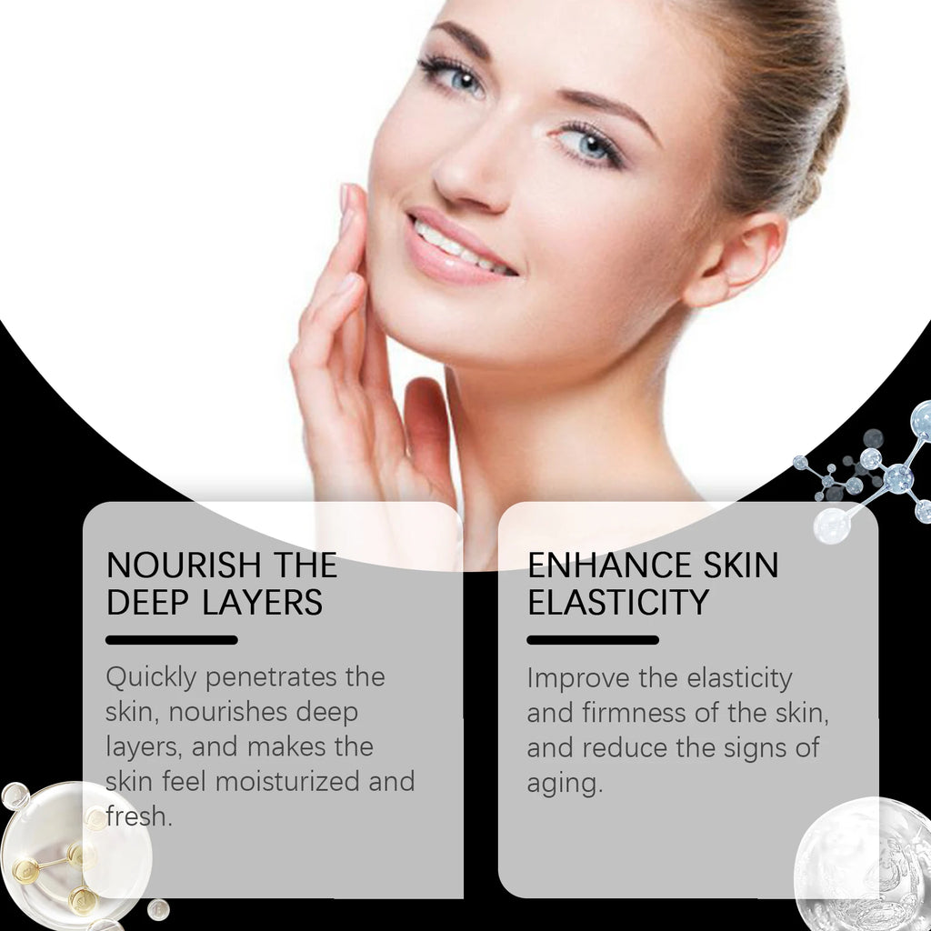 Hyaluronic Acid Serum Lifting Tighten Fade Fine Lines Moisturizing Smoothing Repair Brightening Facial Skin Softening Skin Care Oasis Select