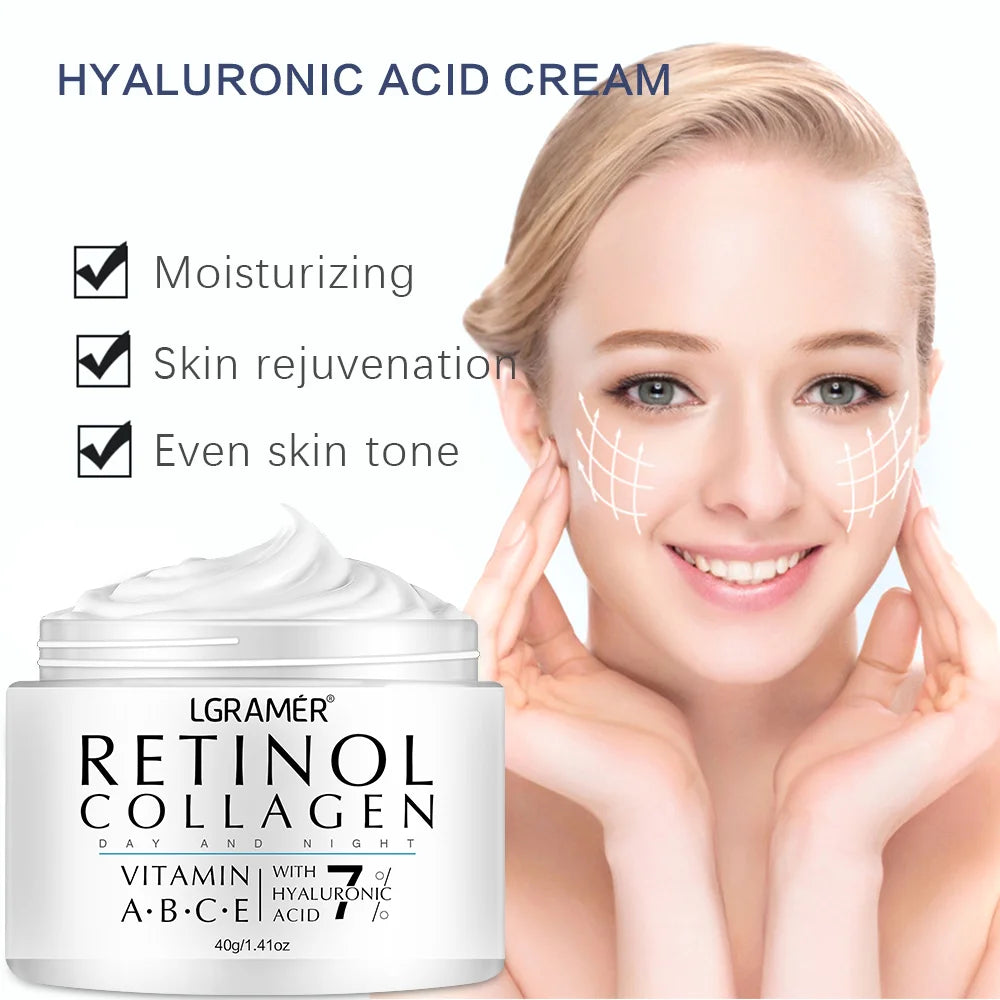 Retinol Wrinkle Remover Face Cream Firming Lifting Anti Aging Fade Fine Lines Moisturizing Whitening Repair Skin Care Cosmetics Oasis Select