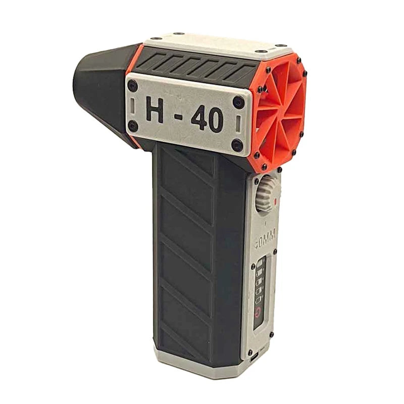 WISH Mini Air Blower Handheld Electric Turbo Jet Fan 40MM Brushless Motor Violent Blower Wind Speed 56M/S Industrial Duct Fan Oasis Select As Shown NONE