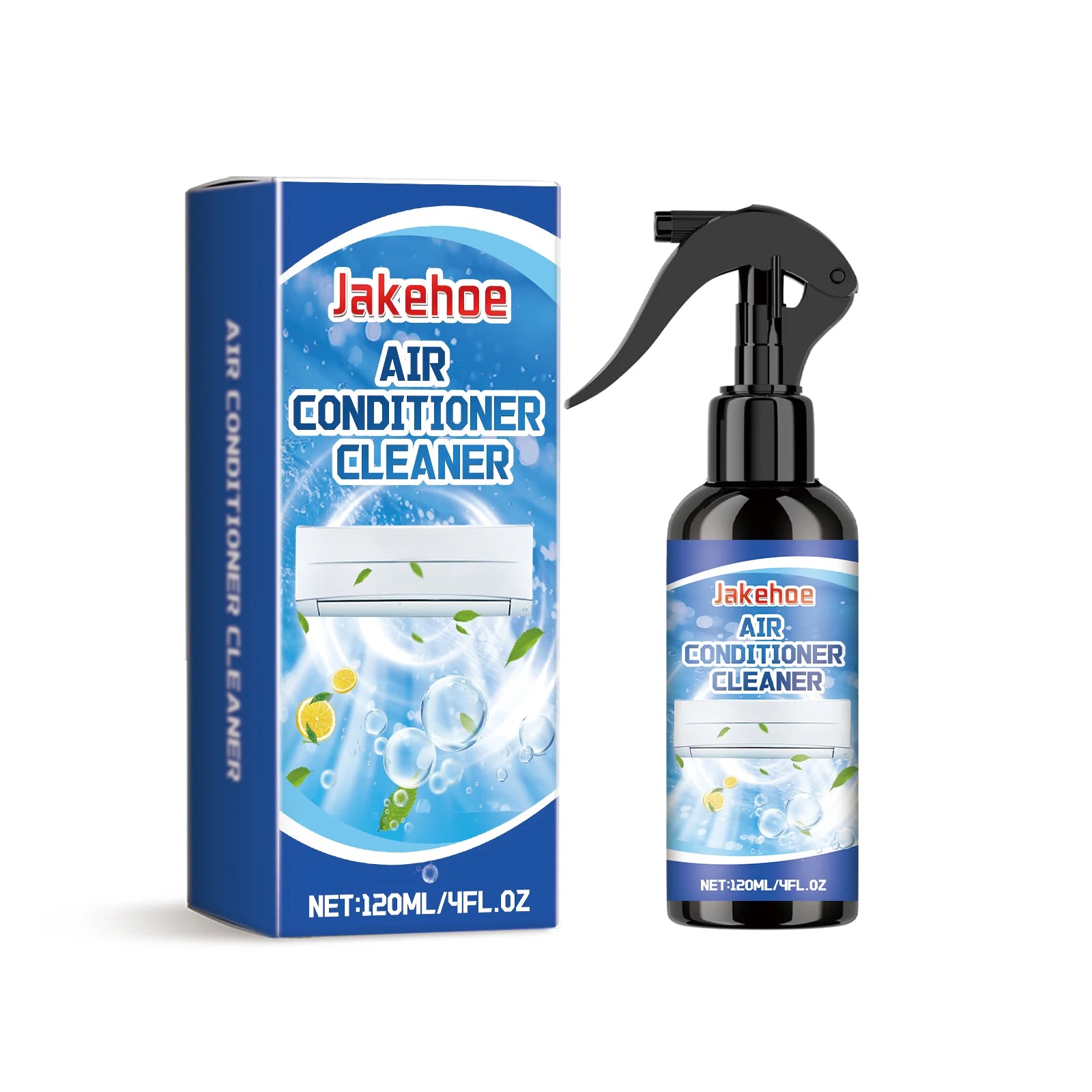 Air Conditioning Cleaner Spray Powerful Cleaning Internal Dust Bacteria Remove Dirt Eliminating Odor Foam Spray Deodorizer 120ml Oasis Select 120ml boxed
