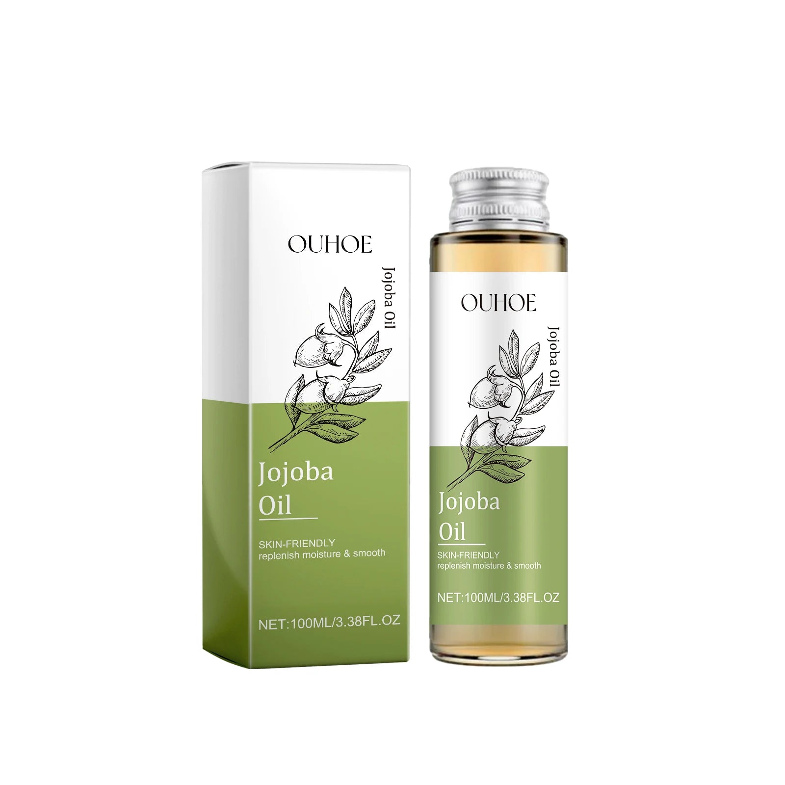 100% Pure Cold Pressed Virgin Premium Grade For Dry & Damaged Skin, Hair, Face, Body, Scalp & Nails Oasis Select Jojoba