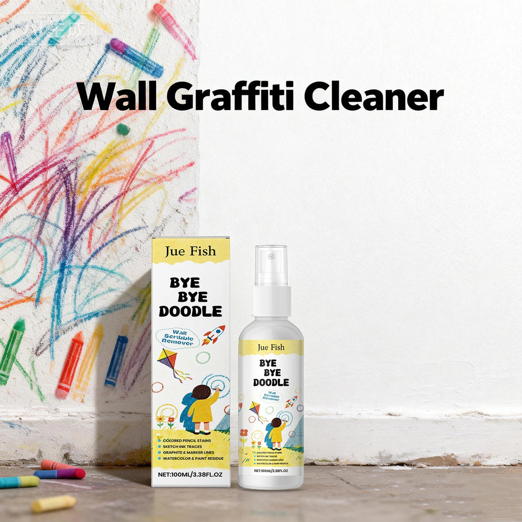 Doodle Remover Cleanser Wall Graffiti Cleaner Wall Colored Pencil Stains Remove Wall Spots Household Wall Cleaning Spray Oasis Select