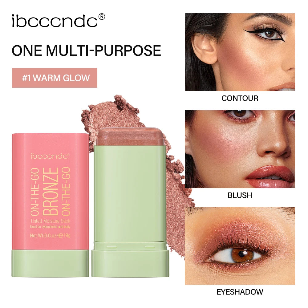 Contour Bronzer Eraser Stick Waterproof High Color Multi-purpose Use For Eyes Cheeks And Body Brightening Skin Tone Makeup Oasis Select