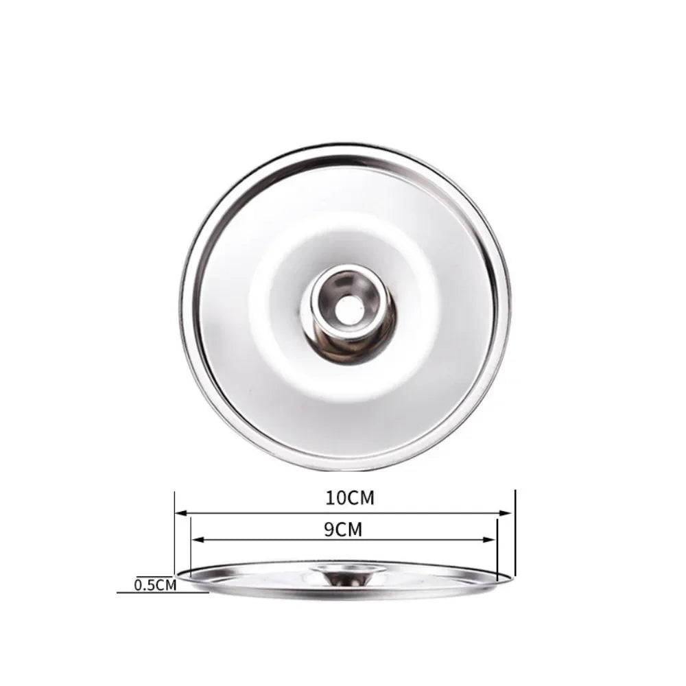 New 10-24cm Round Pot Lid Thicken Stainless Steel Lid Pot Cover Universal Replacement Saucepan Cover Kitchen Supplies Oasis Select 10cm